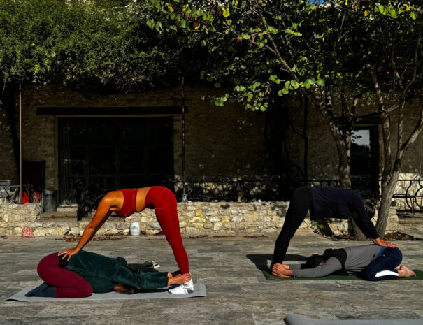 posture yoga mas des violettes montpellier